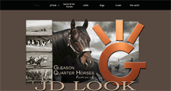 Desktop Screenshot of gleasonquarterhorses.com